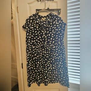 Umgee Babydoll Collared Dress